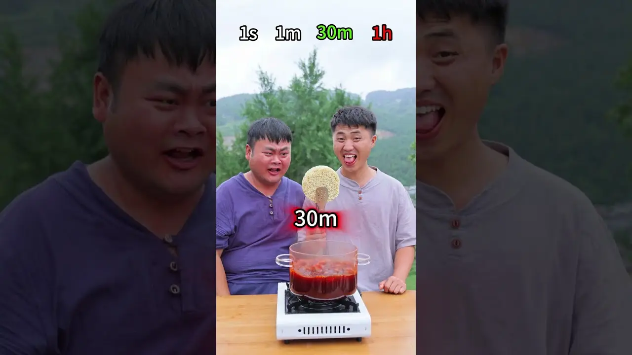 How long do you like to cook your noodles？ #mukbang