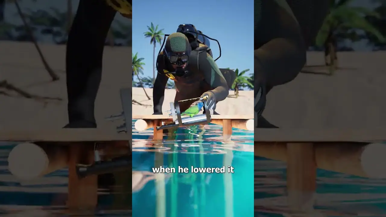 The Parrot That Went Underwater 😮