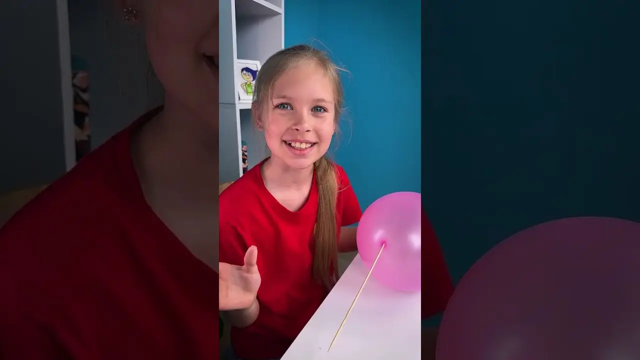 🎈 Balloon Magic! Amazing Science Experiments for Kids ✨ #shorts