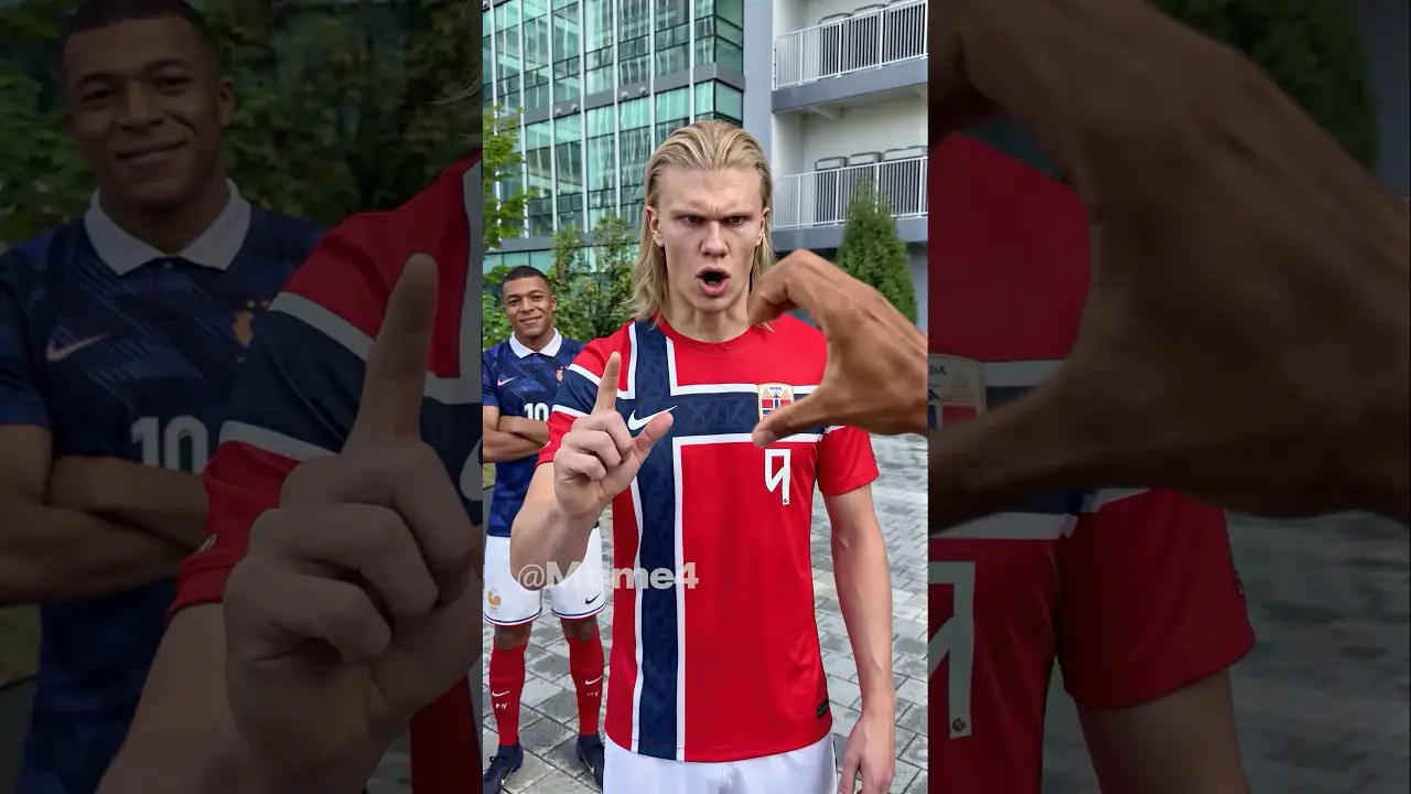 Haaland and Yamal Solved It With a Heart ❤️😂 #parody #football #haaland #worldcup