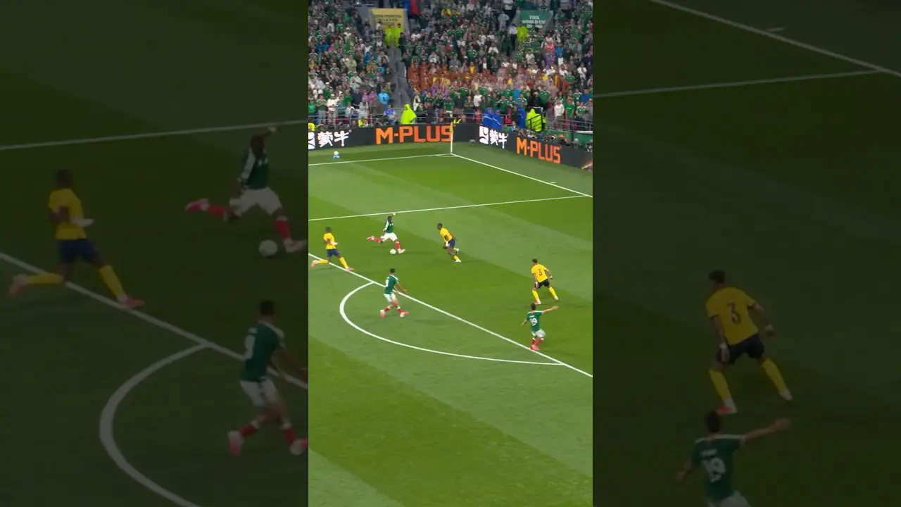 Quiñones scores Mexico’s first goal against Ecuador ⚽️ #FIFAWorldCupOnYT