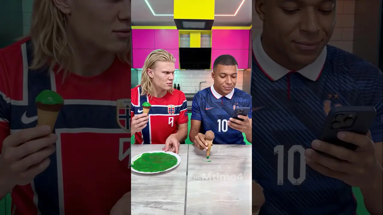 Mbappé Still Ate the Wrong Side 🍦😵‍💫 #parody #football #haaland #worldcup