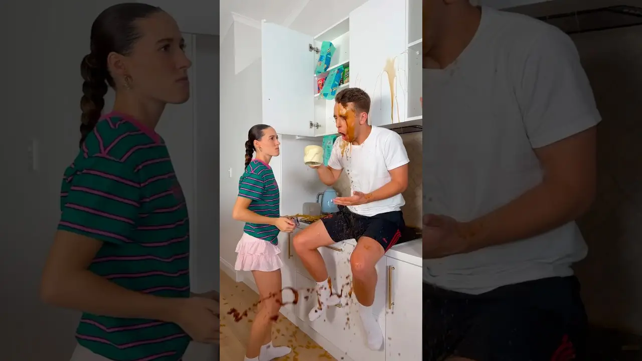 SUBSCRIBE FOR 7 YEARS OF GOOD LUCK! 🍀😅 - #dance #funny #couple #shorts