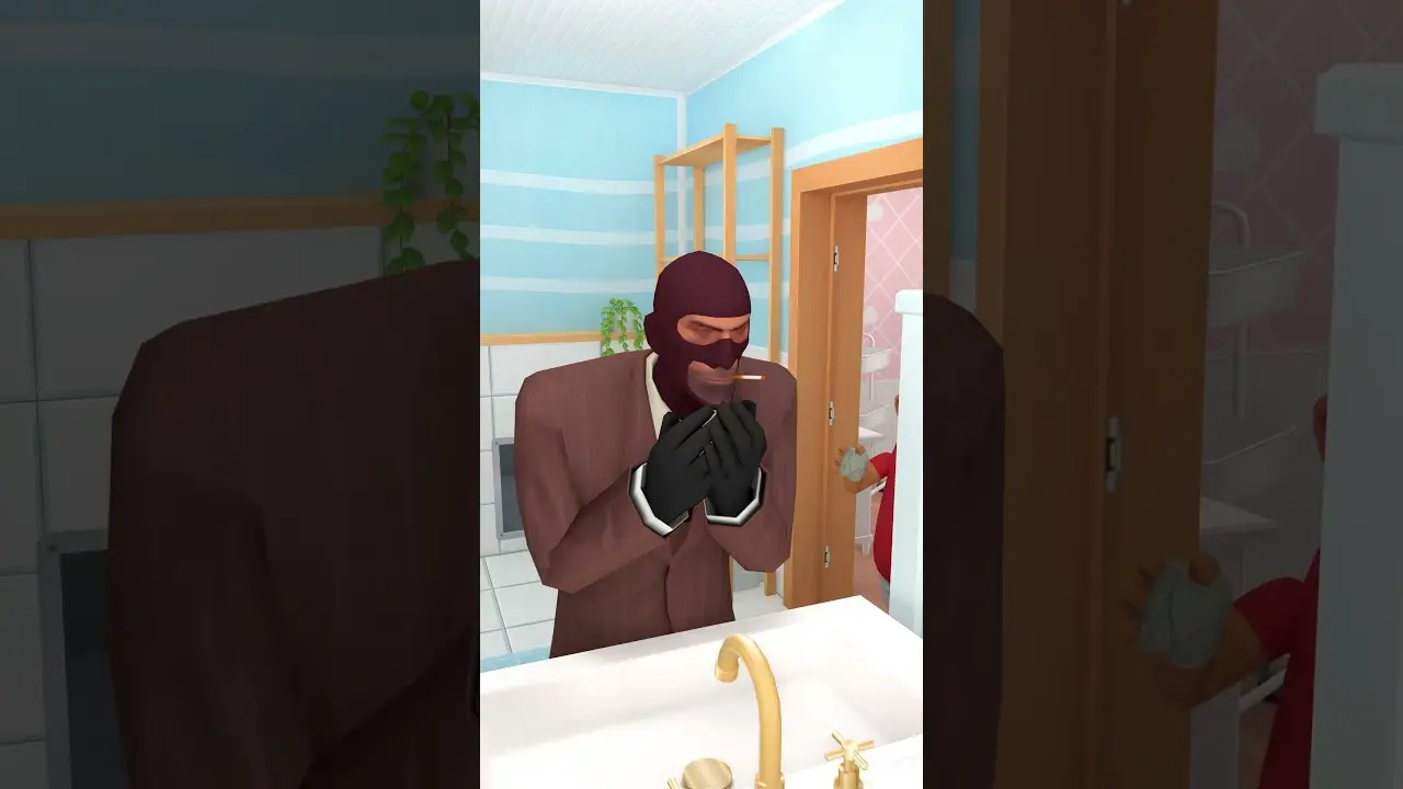 Daddy Spy vs Diaper Scout son #tf2 #animation #memes