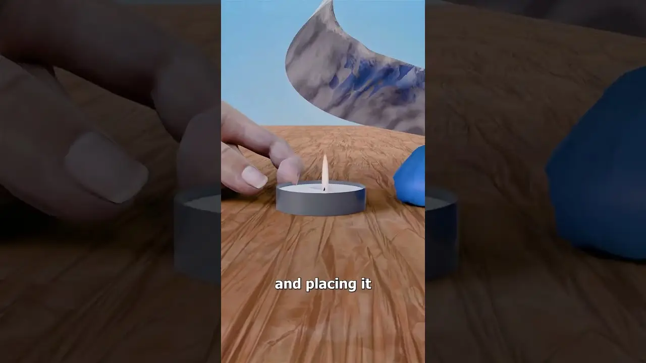 How A Candle Makes Foil Spin 😮