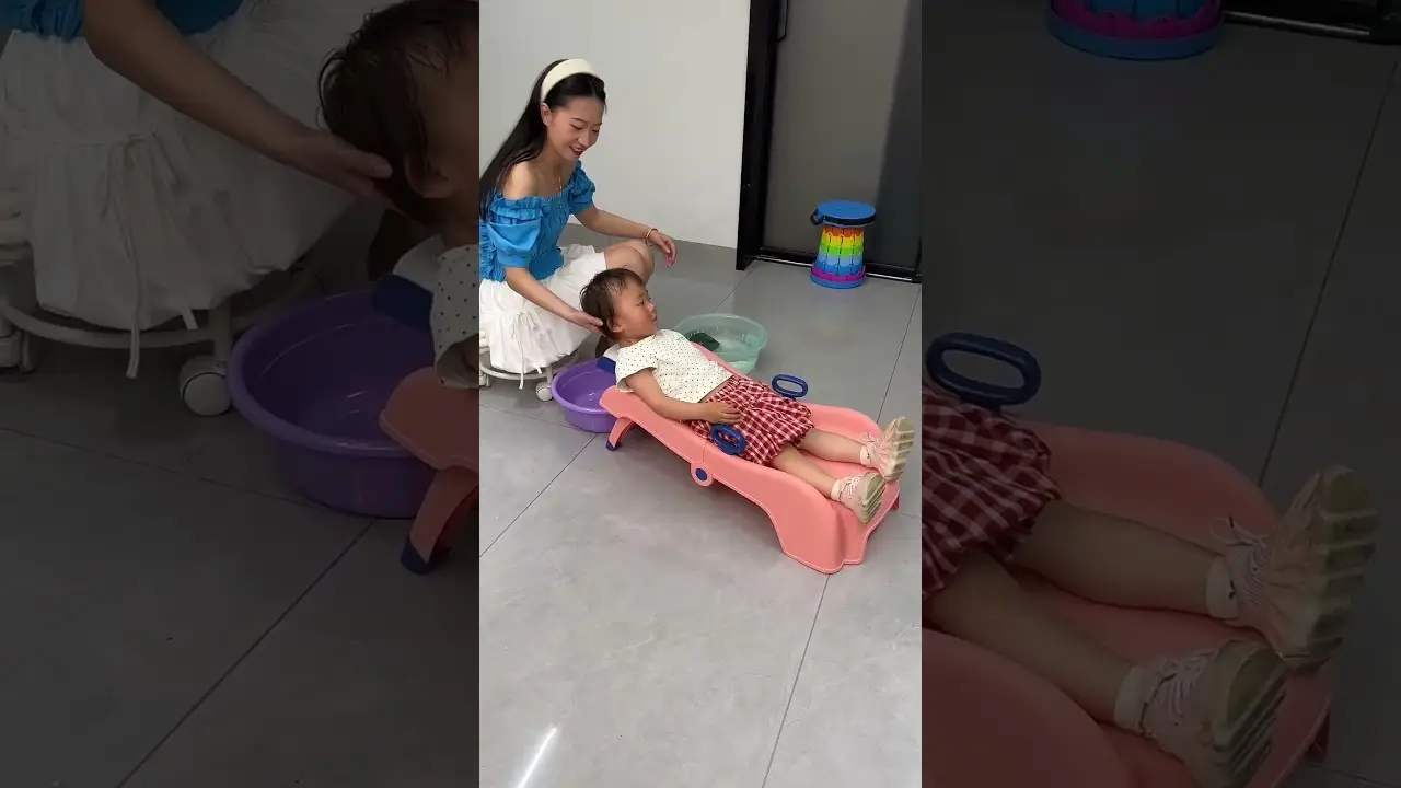 Cool Items! Kids love this hair washing chair! #viral #gadgets #creative