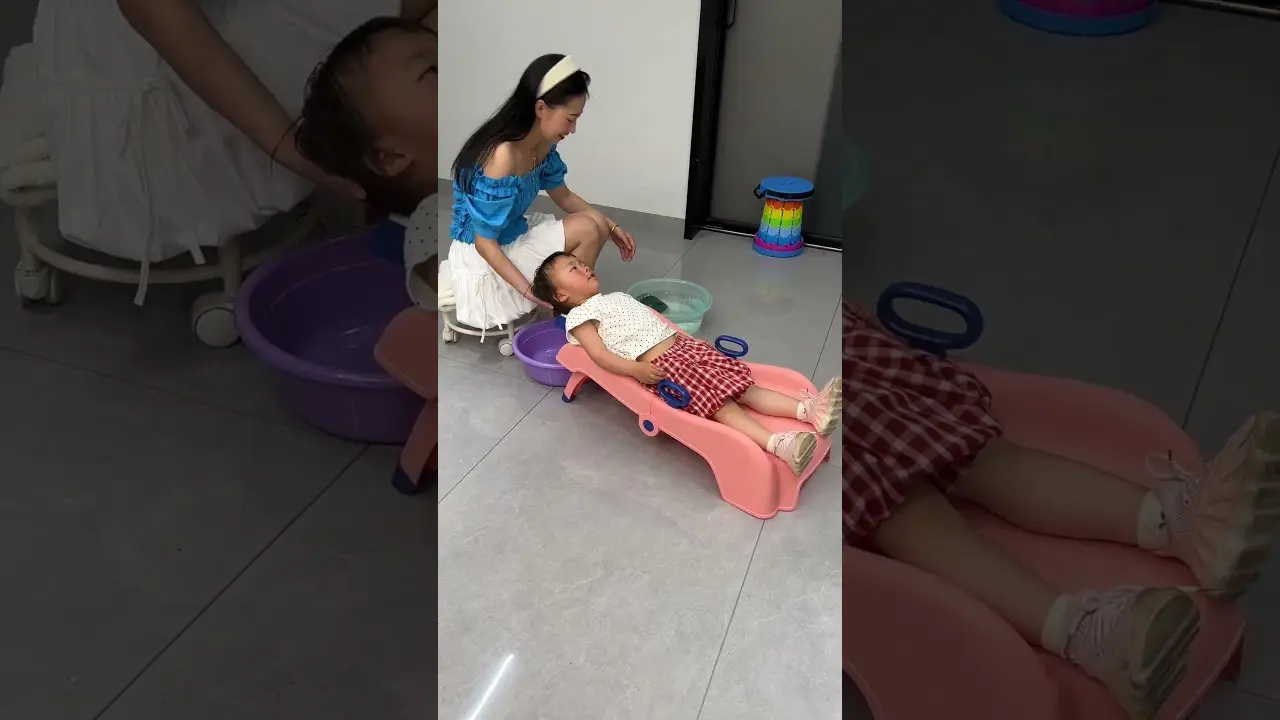 Cool Items! Kids love this hair-washing chair! #viral #gadgets #creative